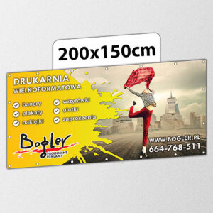 baner reklamowy 200x150cm