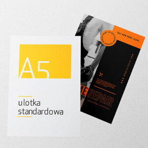 Ulotki standardowe A5 148x210  mm