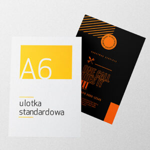 Ulotki standardowe A6 105x148 mm