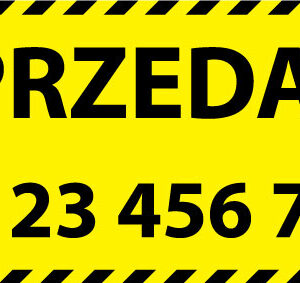 baner reklamowy SPRZEDAM - różne wzory