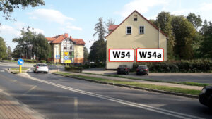 W54 - Szczawno-Zdrój, rondo