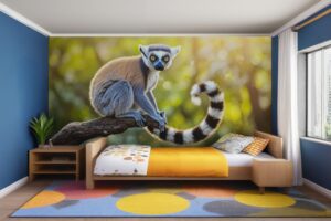 Fototapeta Figlarny Lemur